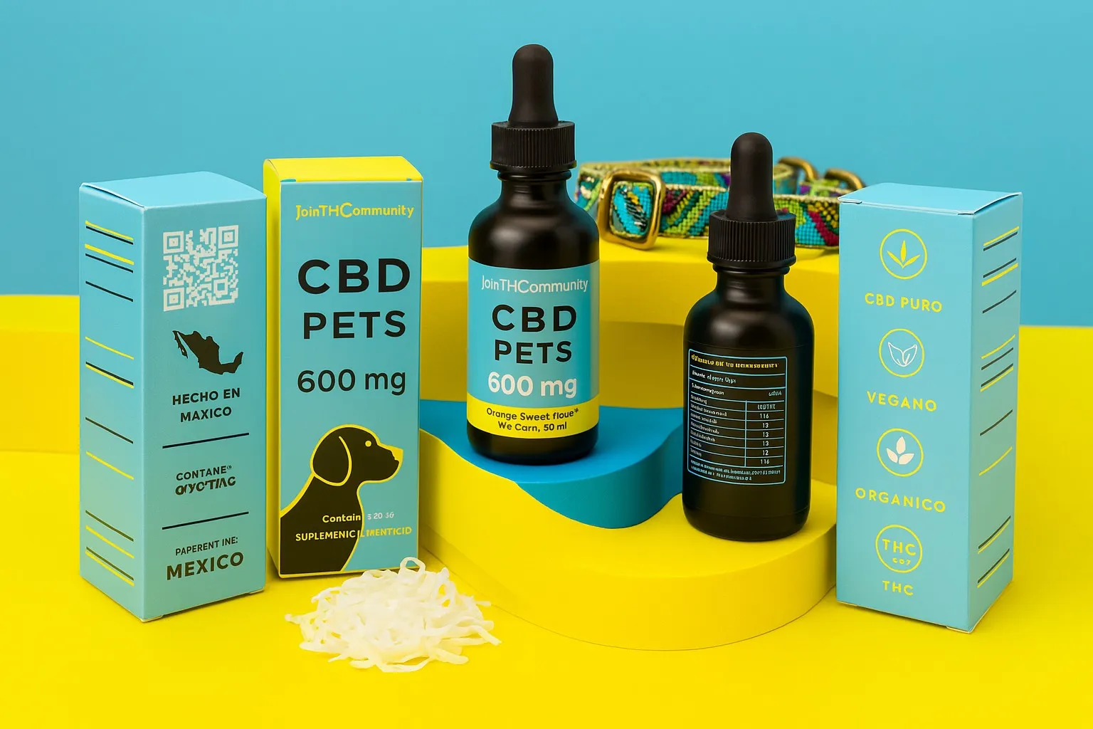 CBD oil for dogs in eco-friendly packaging